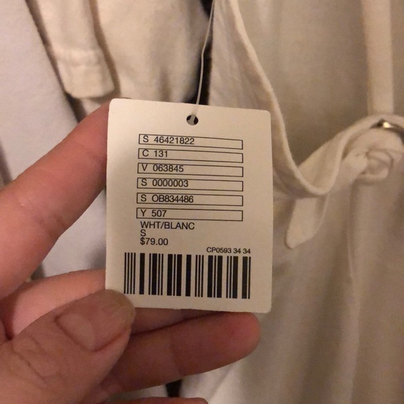 White Jumpsuit. Never worn! Tags still on - Picture 4 of 4